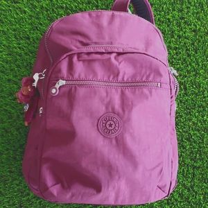 Kipling Seoul backpack - Dark Plum Tonal BRAND NEW